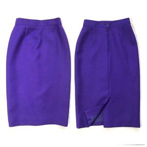 Louise Feraud German made wool pencil skirt